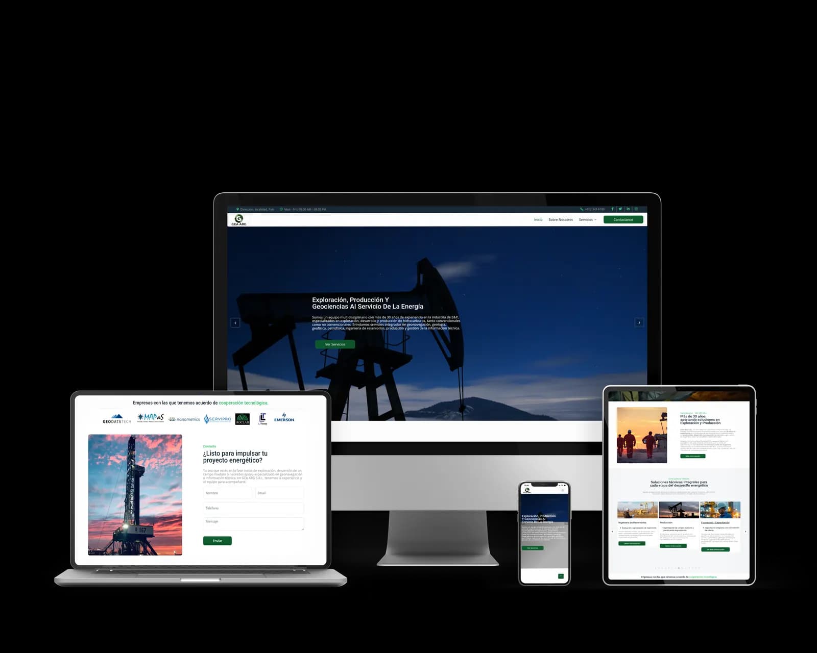 Web Institucional GEA Argentina