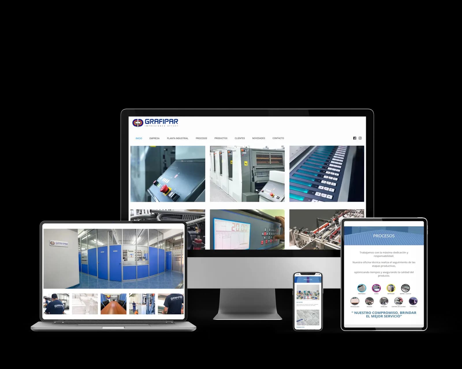 Web Informativa Grafipar