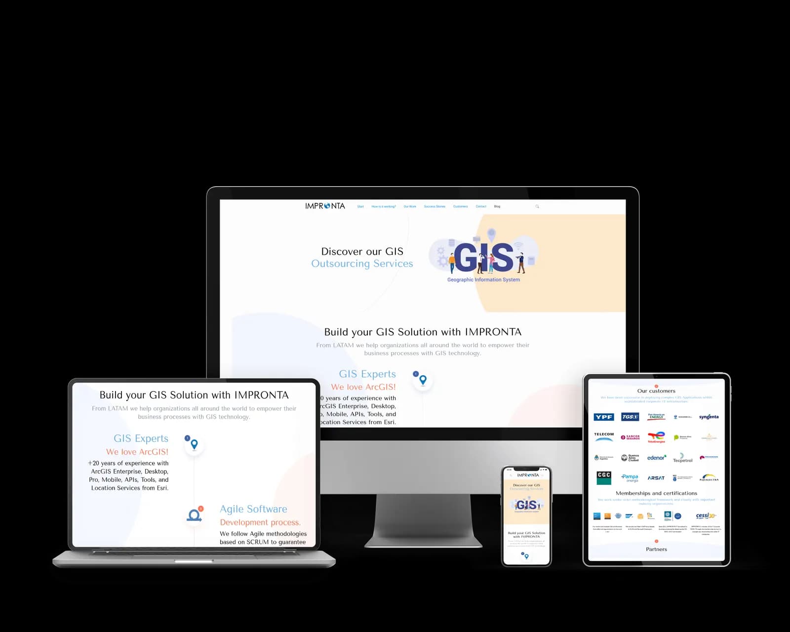 Landing page Improtrait - Soluciones IT