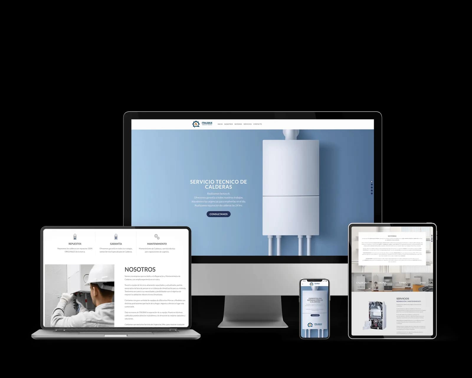 Landing page Italbax - Soluciones industriales