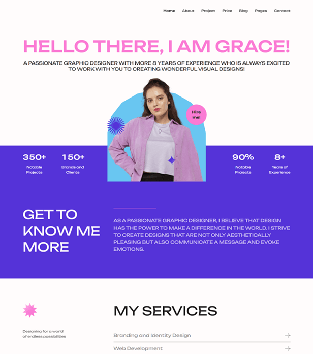 Vista previa sitio web