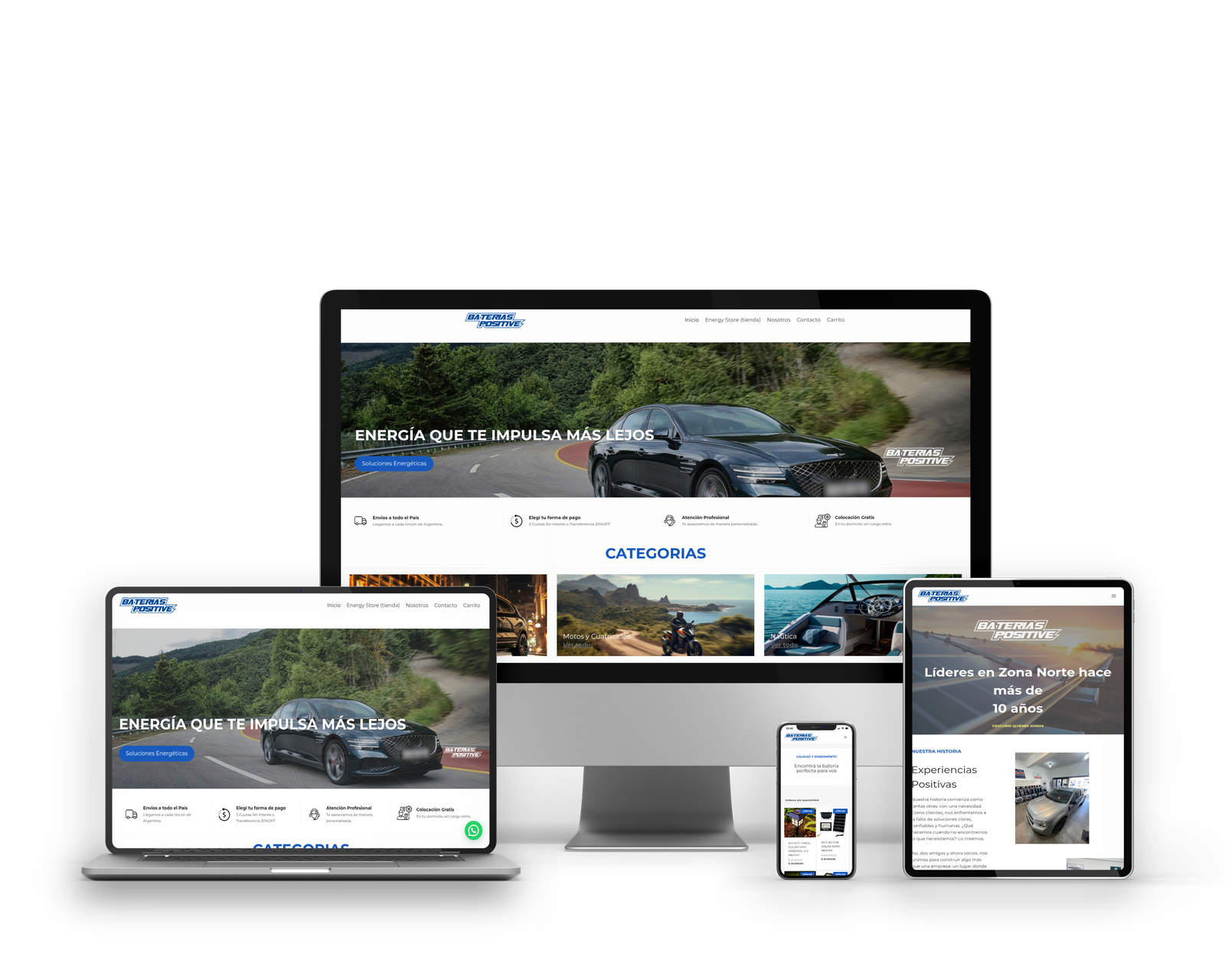 Tienda Baterias Positive