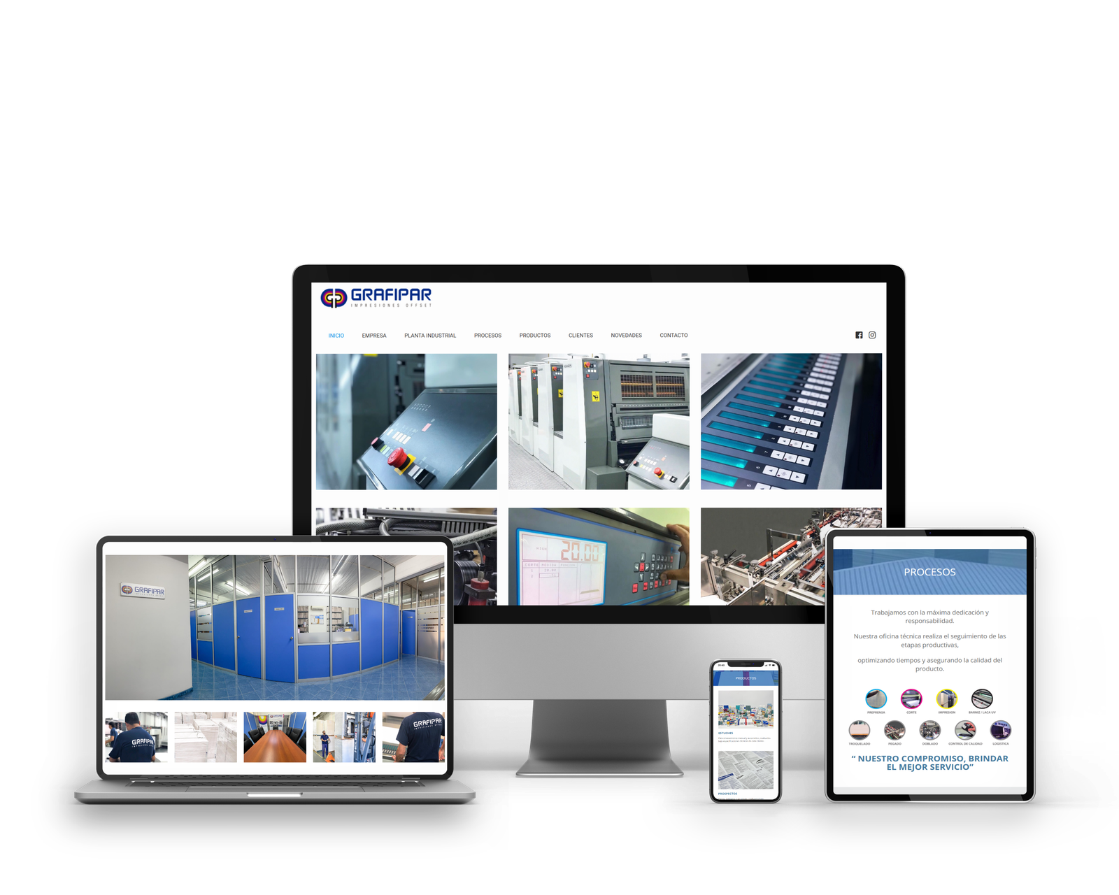 Web Informativa Grafipar