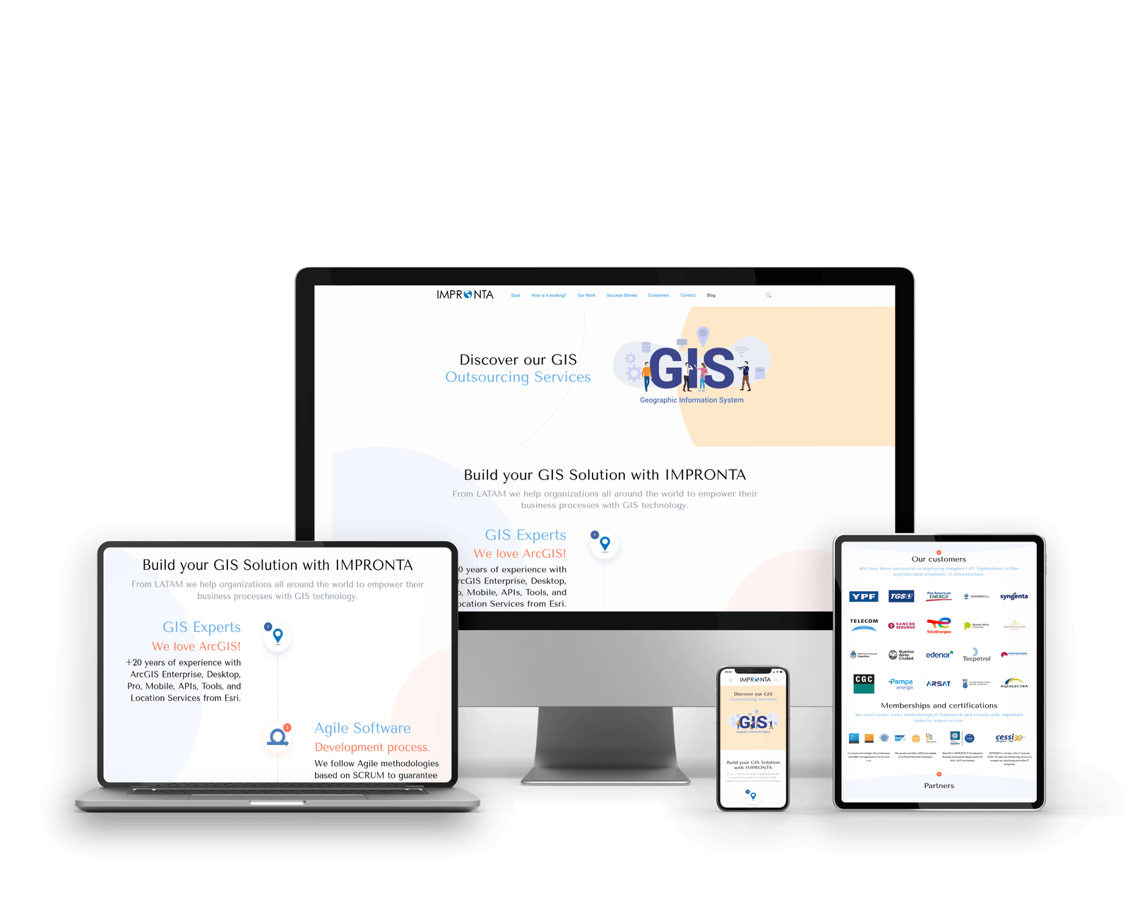 Landing page Improtrait - Soluciones IT